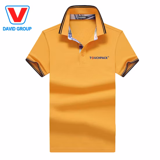 Camiseta de alta calidad del cuello del polo de los hombres de la moda de la fábrica del OEM